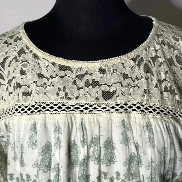 FREE PEOPLE Sun Daze Mini Shift Dress Ivory Lace Size S - Picture 6 of 12